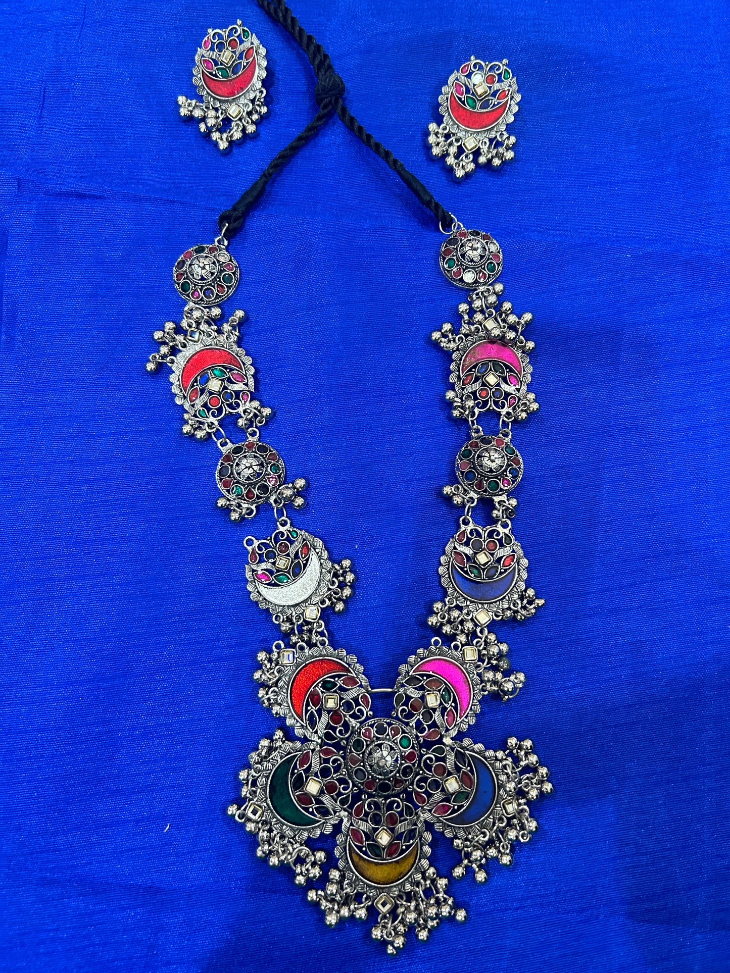 Oxidized Silver Necklace
