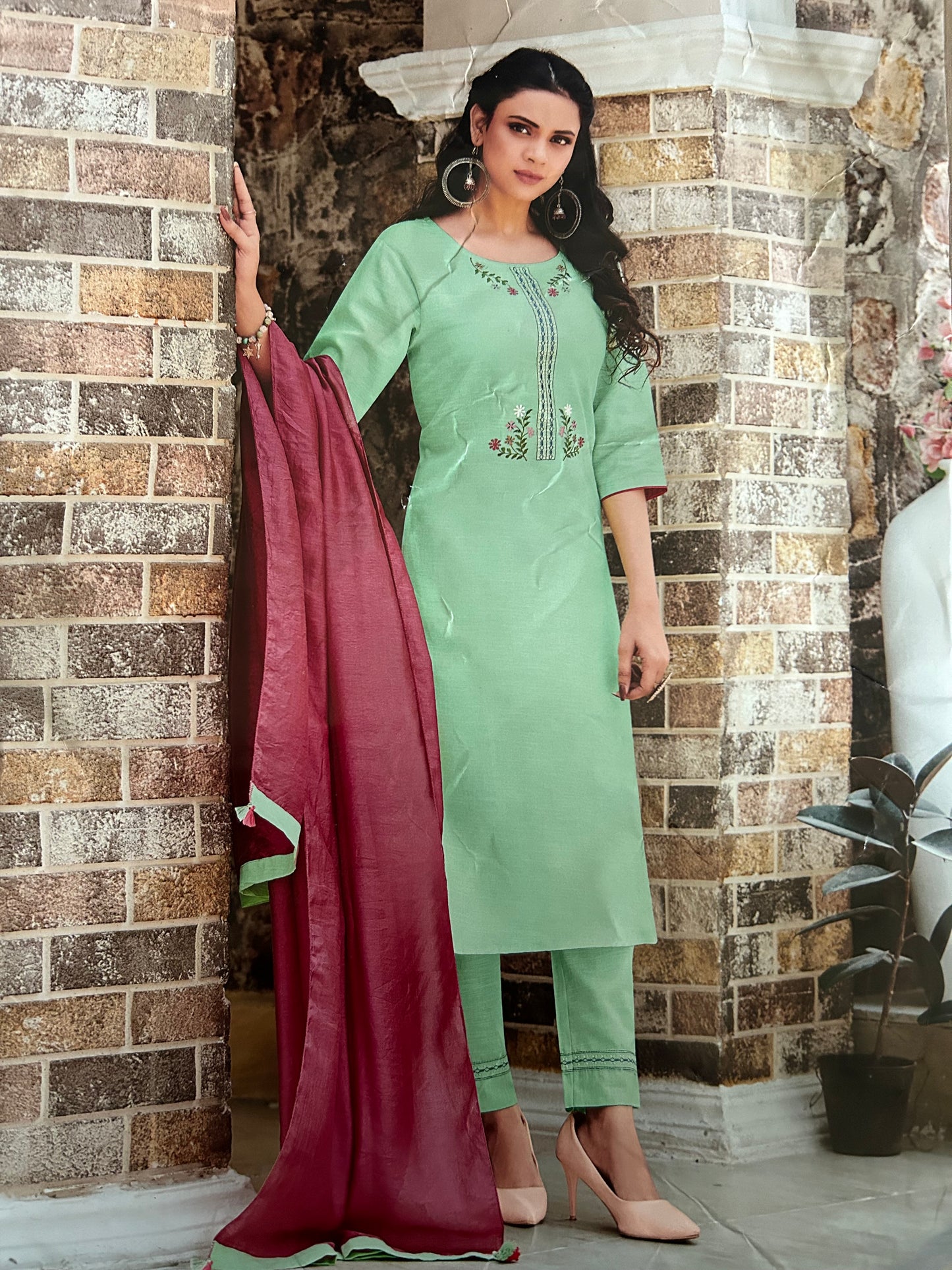Kavya cotton suit set
