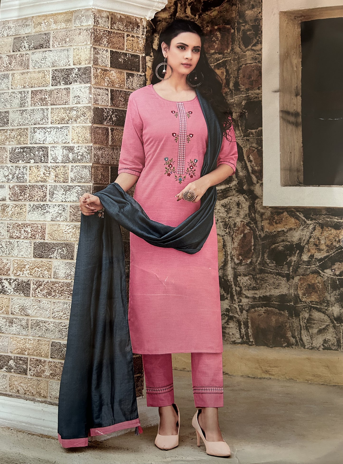 Kavya cotton suit set