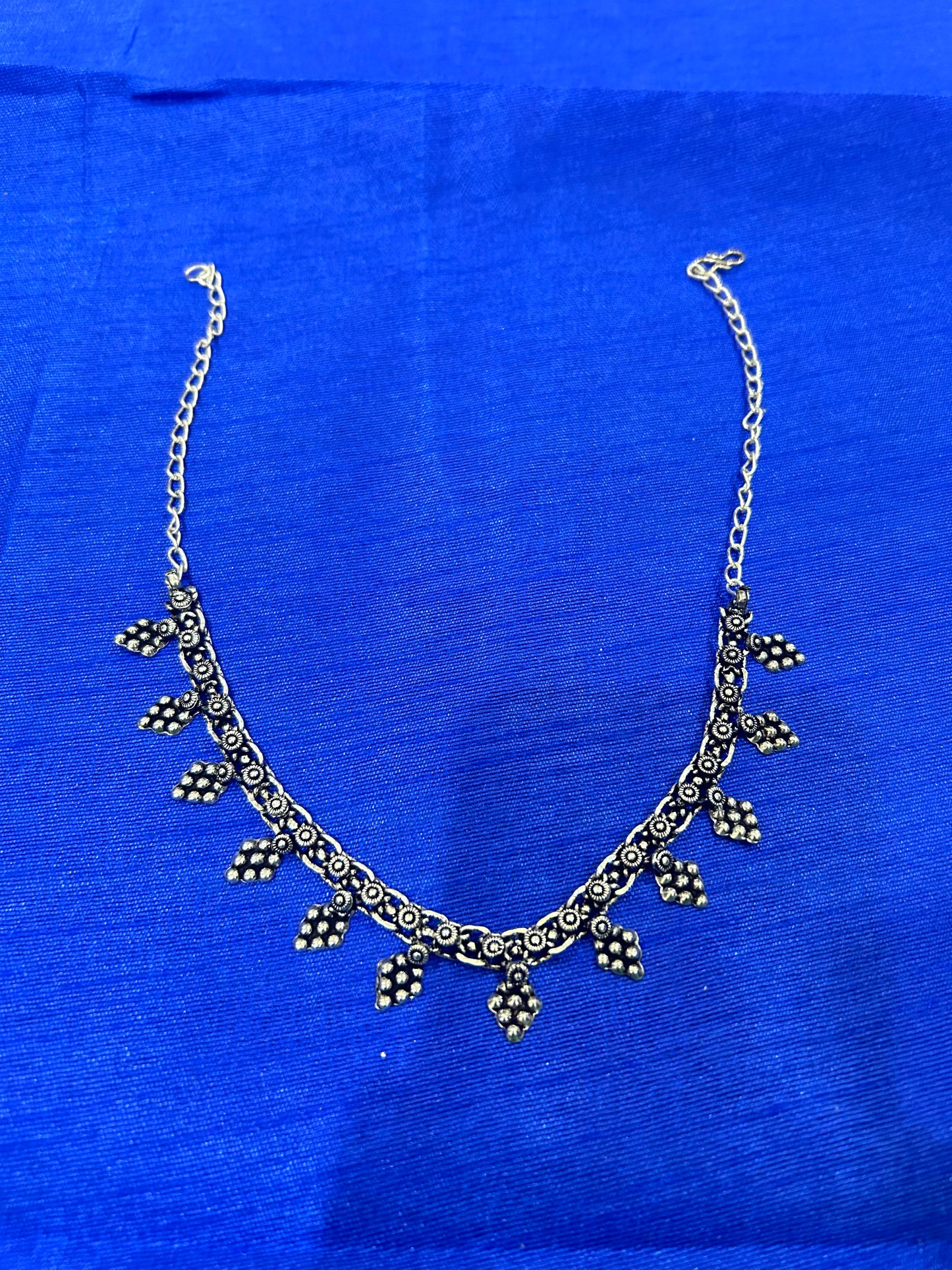 Oxidized Silver Necklace