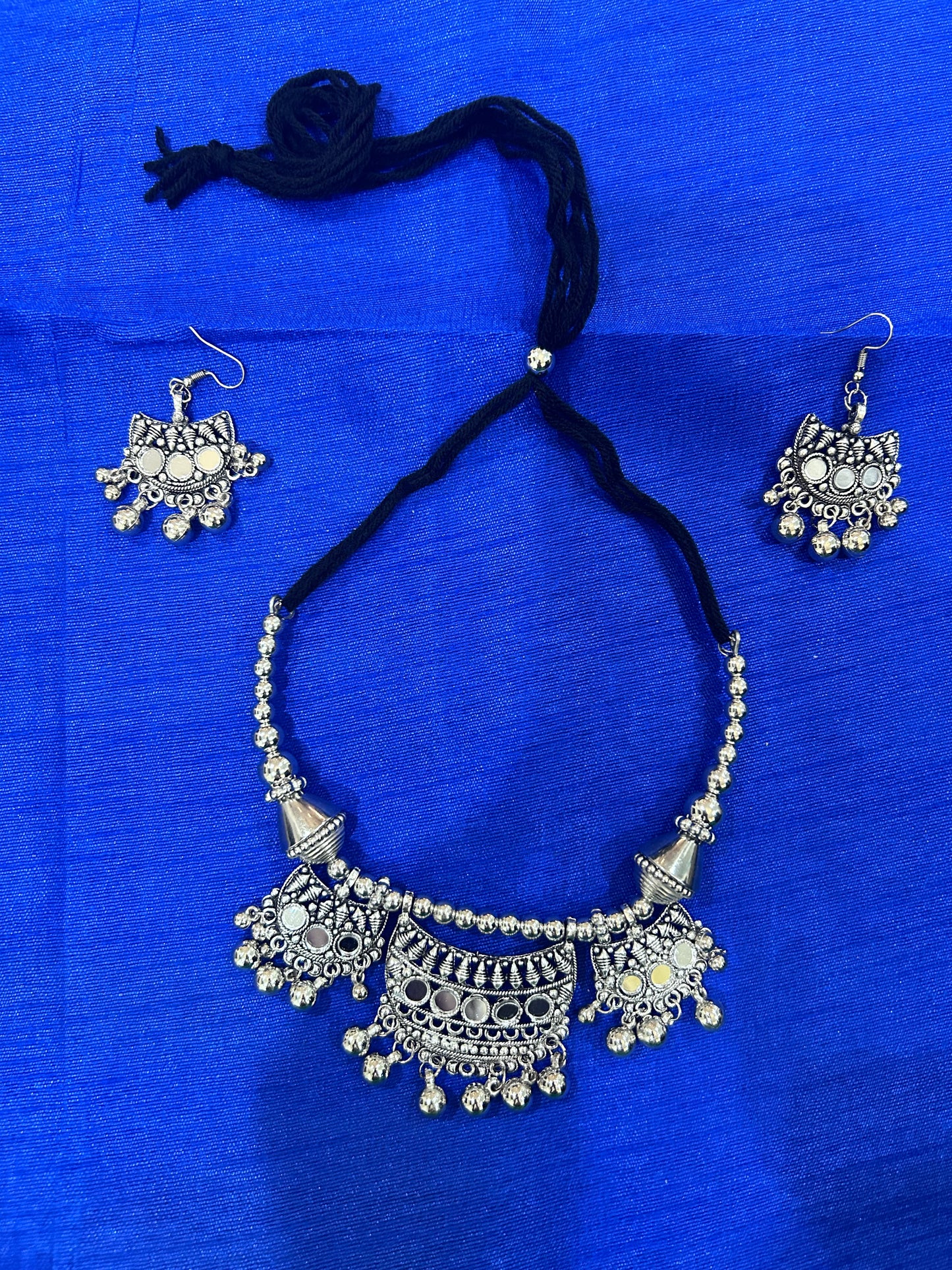 Oxidized Silver Necklace