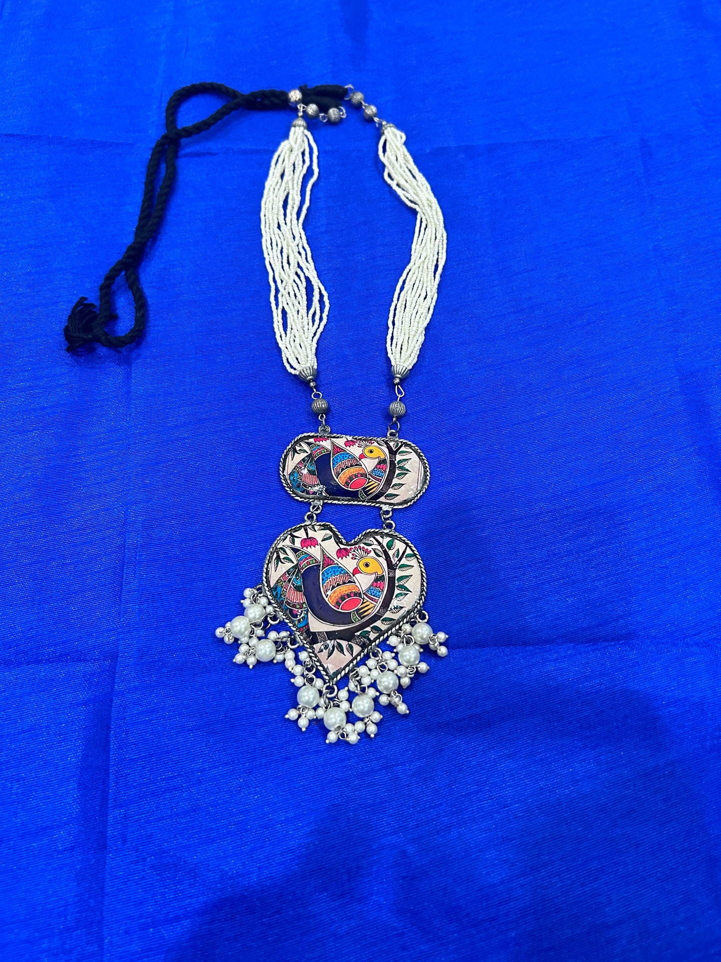 Oxidized Silver Necklace
