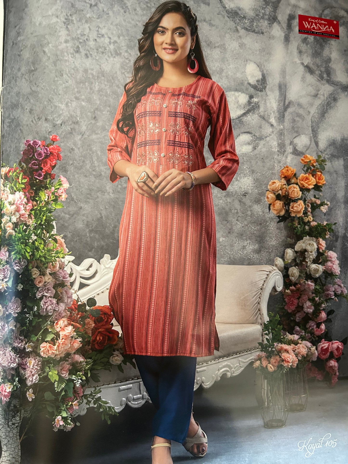 Koyal mixed khadi kurta