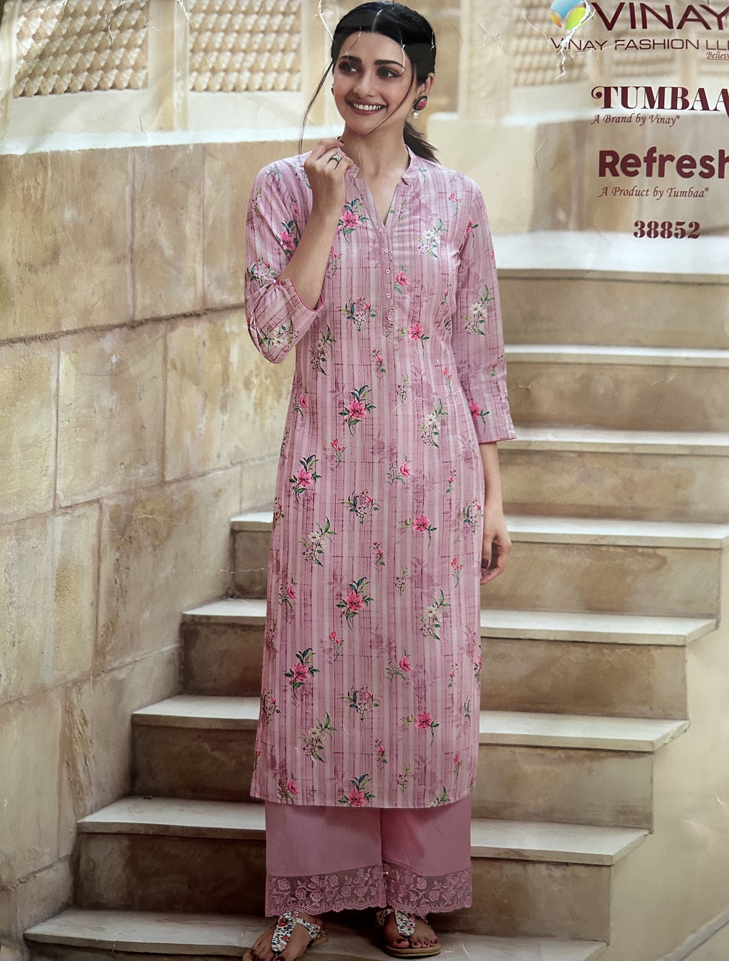 Tumba kurta with cut work pants